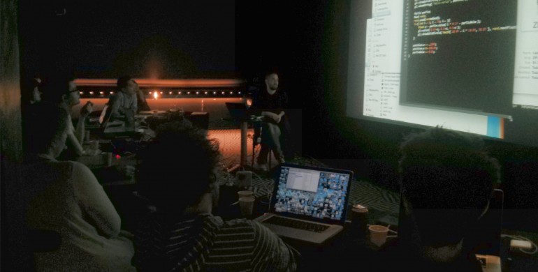 'Creative Coding: Live Visuals with Cinder' workshop with Simon Geilfus (ANTIVJ)